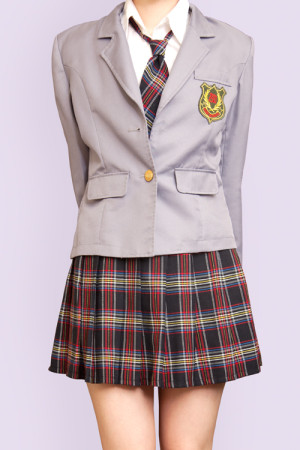 制服ブレザー (グレー紺)