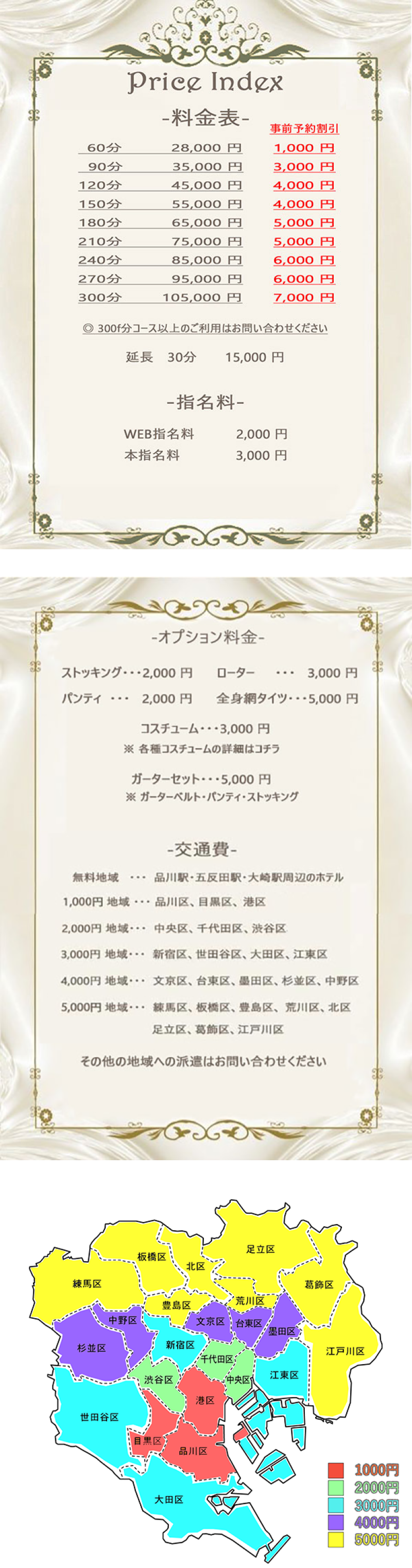 高級デリヘル 品川Allure(アリュール) - 品川 Allure(アリュール) | システム